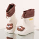 Fawn Millie Children's Rain Shoes Cartoon Cute Yellow Duck Bundle Mouth Rain Shoes Middle Tube Water Shoes Non-slip Children's Non-slip