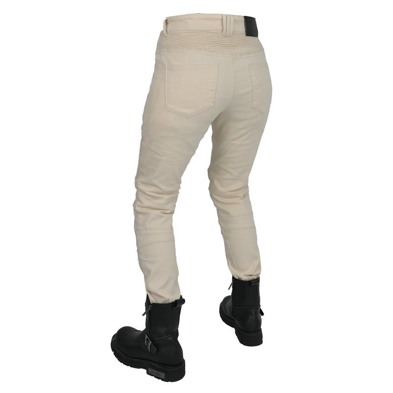 VOLERO motorcycle jeans child Knight retro rice white casual riding pants stretch waterproof biker pants