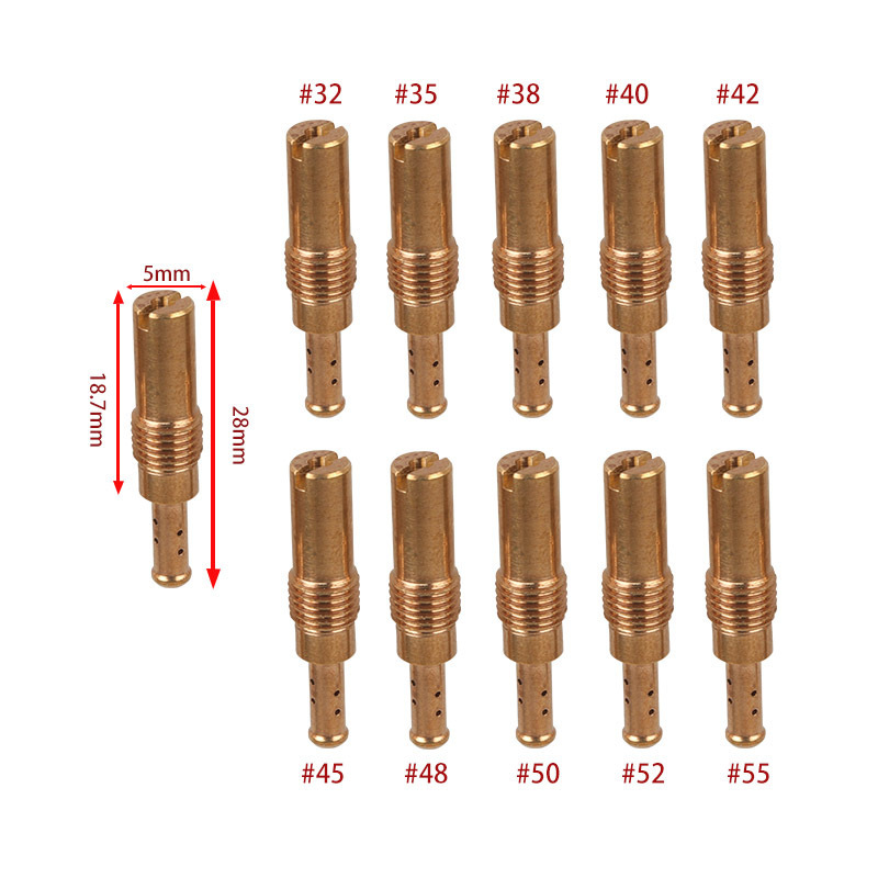 Pwk Pe Cvk キャブレター メイン補助ジェット穴アクセサリー オイル ノズル パイロット メイン補助スプレー ノズル ジェット|undefined