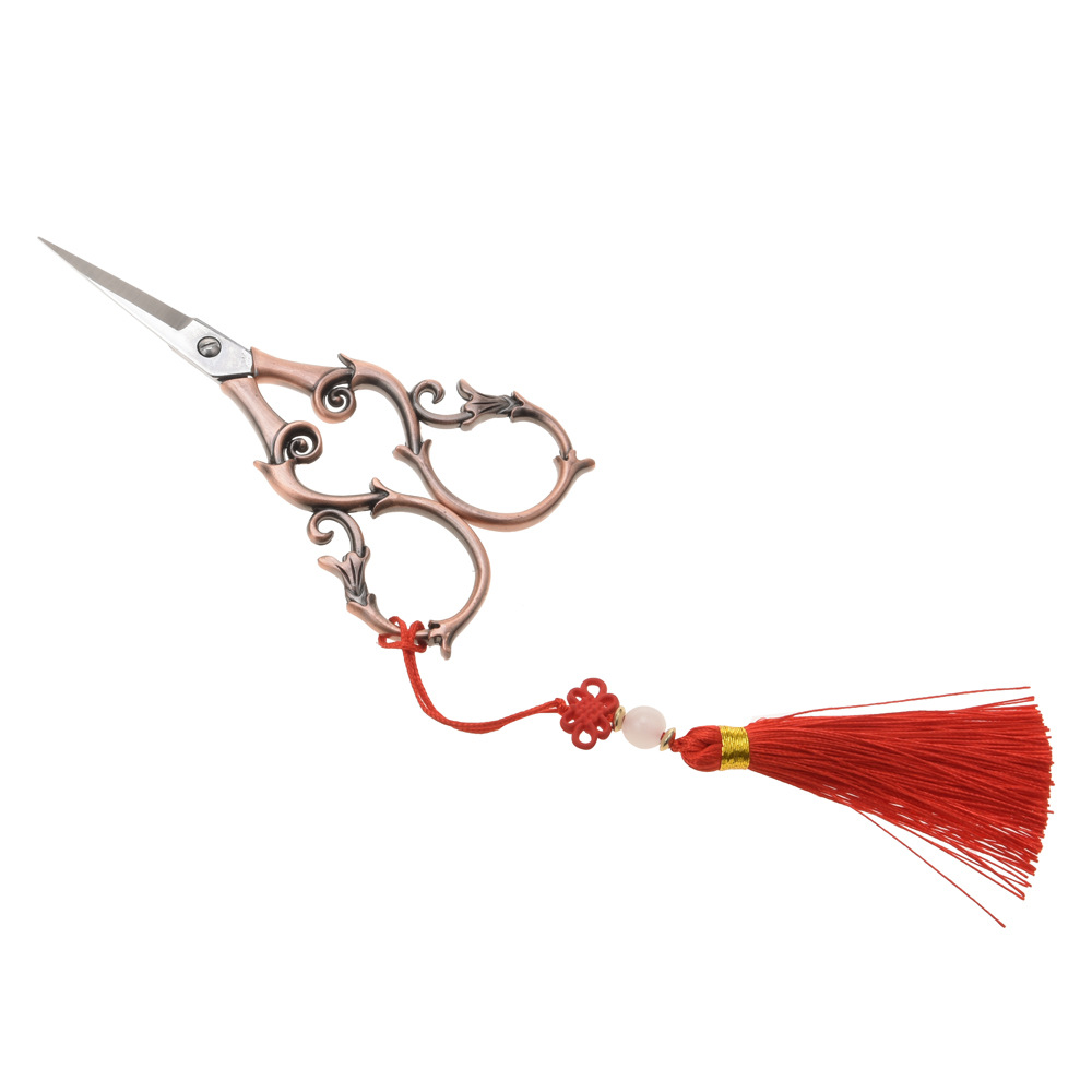 New Seven-Treasure Gourd European-style stainless steel retro beauty embroidery handmade scissors mini household small scissors