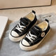 Children's Velcro Canvas Shoes 2025 Summer New Small Large Boys and Girls Students Board Shoes Soft Sole Baby Shoes Trendy
