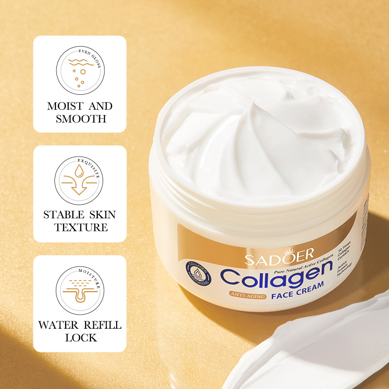 Chinese and English Collagen Set Sadoer Collagen Series Skin Care Set Cross-Border Export Skin Care Products
