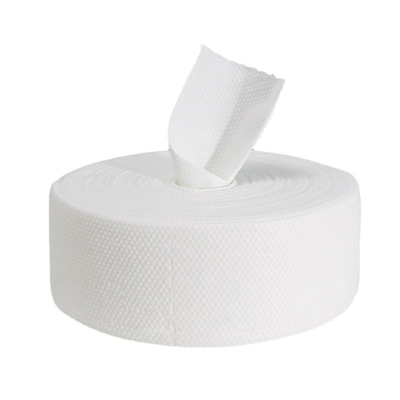 Disposable face towel 600g large roll thickened wet and dry face towel beauty salon special pearl pattern face towel