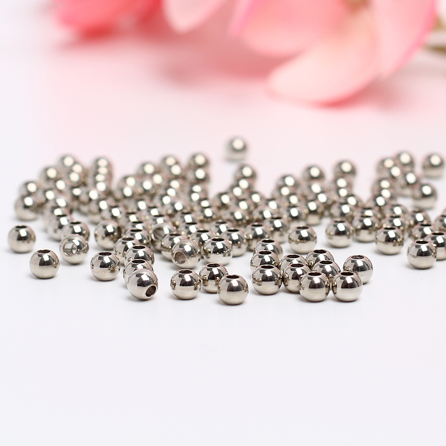 14K package gold color retention beads transfer beads small gold beaded solid diy jewelry handmade beaded accessories loose beads