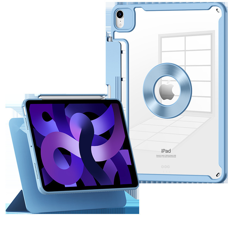 Drawer pen 2022ipad10 protective sleeve pro11 bending 720 degrees rotation 10.9 magnetic separation mini6