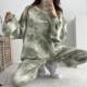 Set women's velvet padded wholesale cotton long sleeve trousers women's two-piece 2023 spring autumn winter thin casual foreign trade