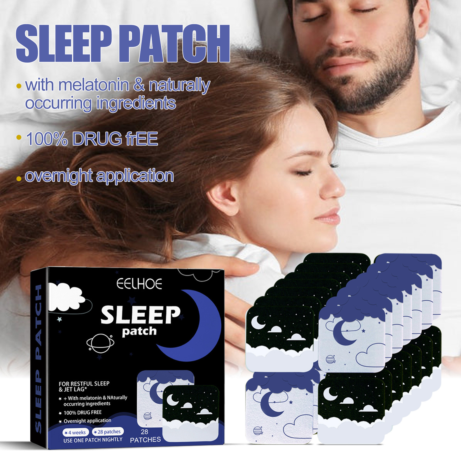EELHOE Sleep Aid Paste to Improve Sleep Fall Asleep to Relieve Anxiety and Improve Sleep Quality Sleep Paste