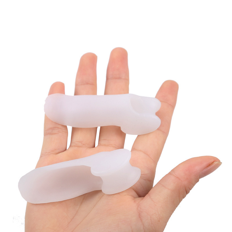Single-hole toe separator small thumb protective sleeve sebs silicone small toe toe separator hallux valgus corrector