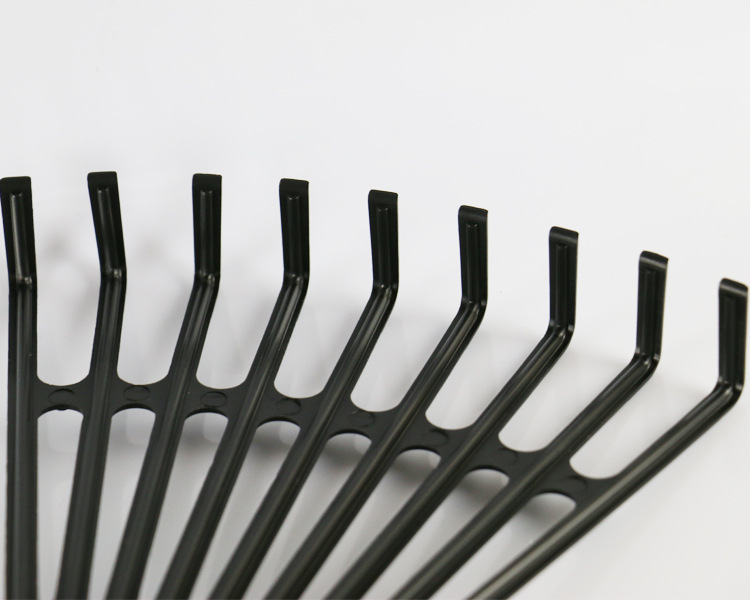 Plastic grass rake garden grass rake dead leaf rake gardening leaf rake gardening tools thickened rake nine-tooth rake
