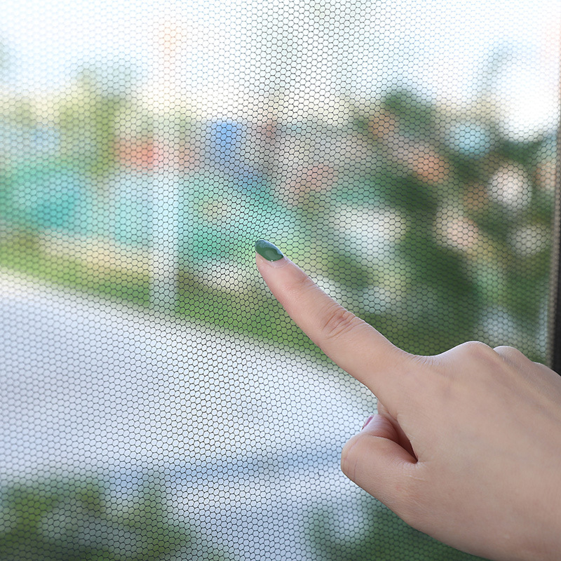 Summer self-adhesive mosquito-proof invisible screen Net punch-free removable encryption window screen with Velcro mosquito-proof screen