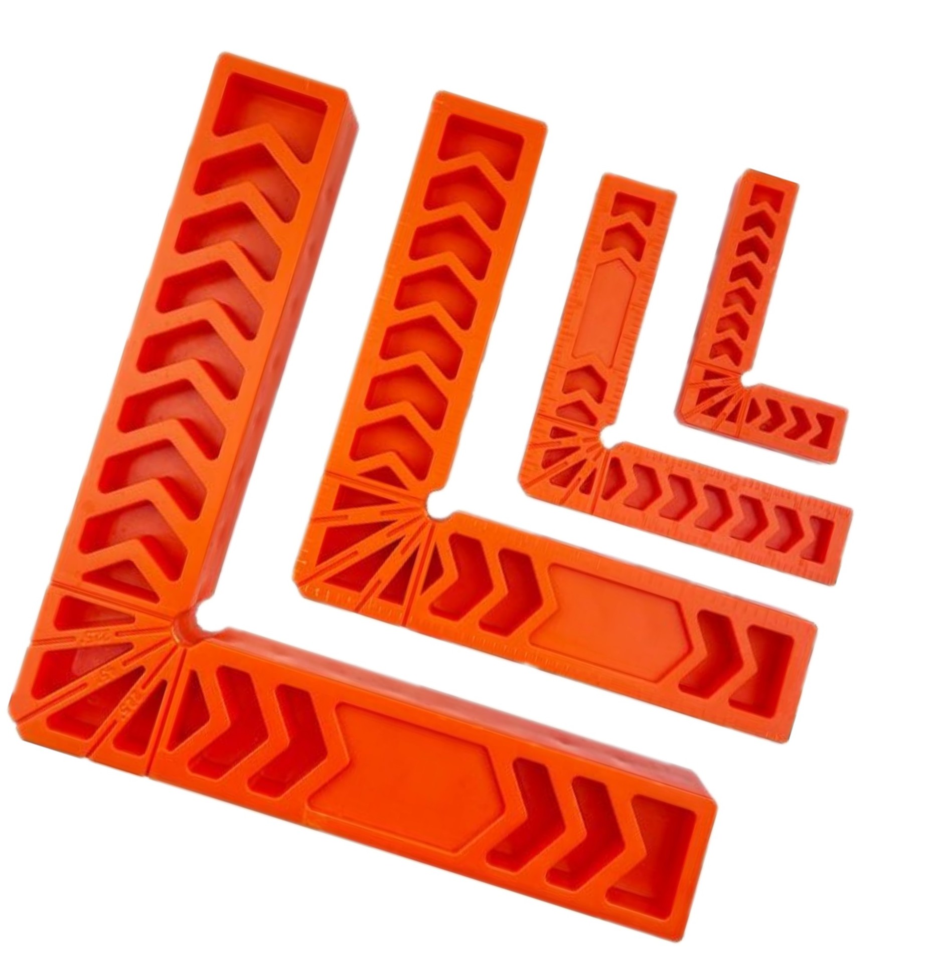 3-inch 4-inch 6-inch 8-inch 90-degree right angle locator plastic angle ruler scribing woodworking tool L-type