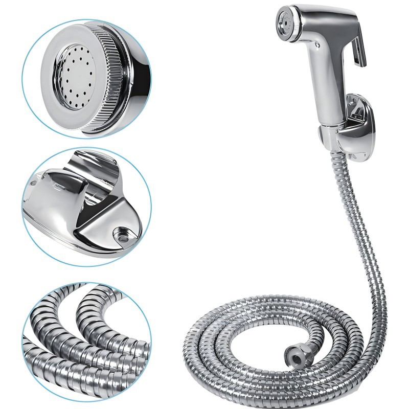 Cross-border Hot Selling Women's Washers Toilet Spray Gun Set Bathroom Cleaning Butt Small Shower Toilet Pressurized Flushing Nozzle