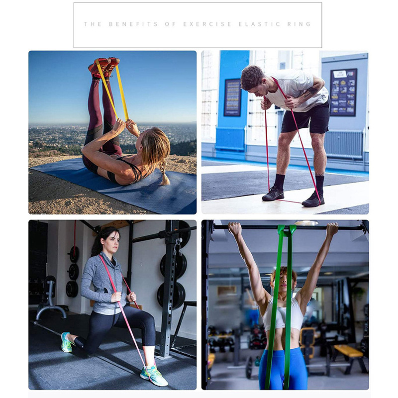 Sale pull-up auxiliary belt track and field tension belt elastic belt yoga resistance belt TPE multifunctional tension rope