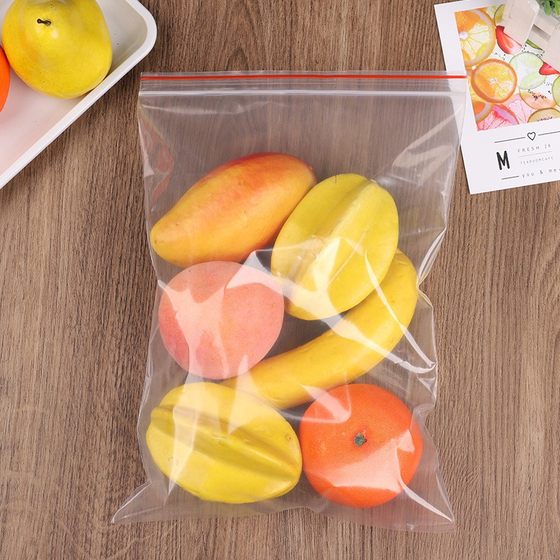 Thick pe ziplock bag transparent Zipper food preservation small jewelry size plastic sealing packaging bag in stock wholesale