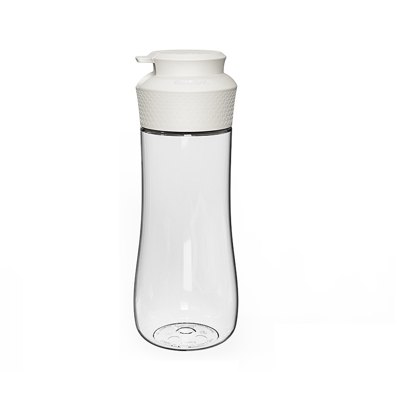Kitchen transparent visual sauce bottle with dust cover food grade sauce bottle salad sauce tomato sauce oyster sauce sauce bottle
