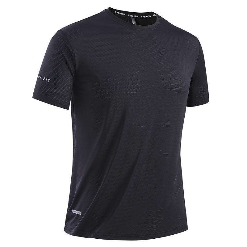 Wholesale factory in stock main push 2021 butterfly net summer nylon Ice Silk quick-drying T-shirt Men's Youth Leisure outdoor