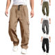 2023 Amazon New Summer Youth Casual Pants European and American Men's Loose Straight Casual Pants for Men