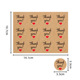 7706# kraft paper sticker