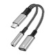 Gray type-c+3.5mm 10W