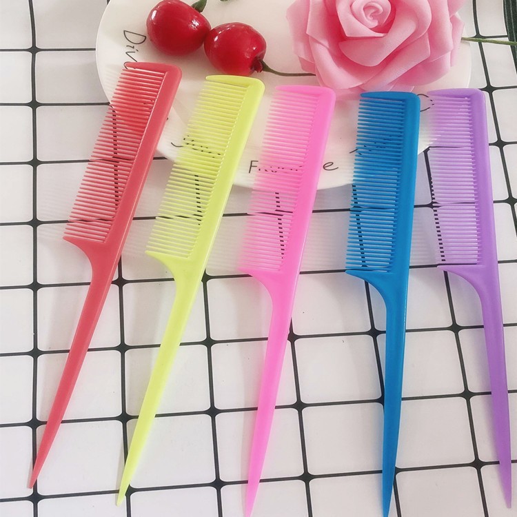 Factory direct professional hair plastic comb pointed comb hair comb hair comb evening comb pick hair comb wholesale