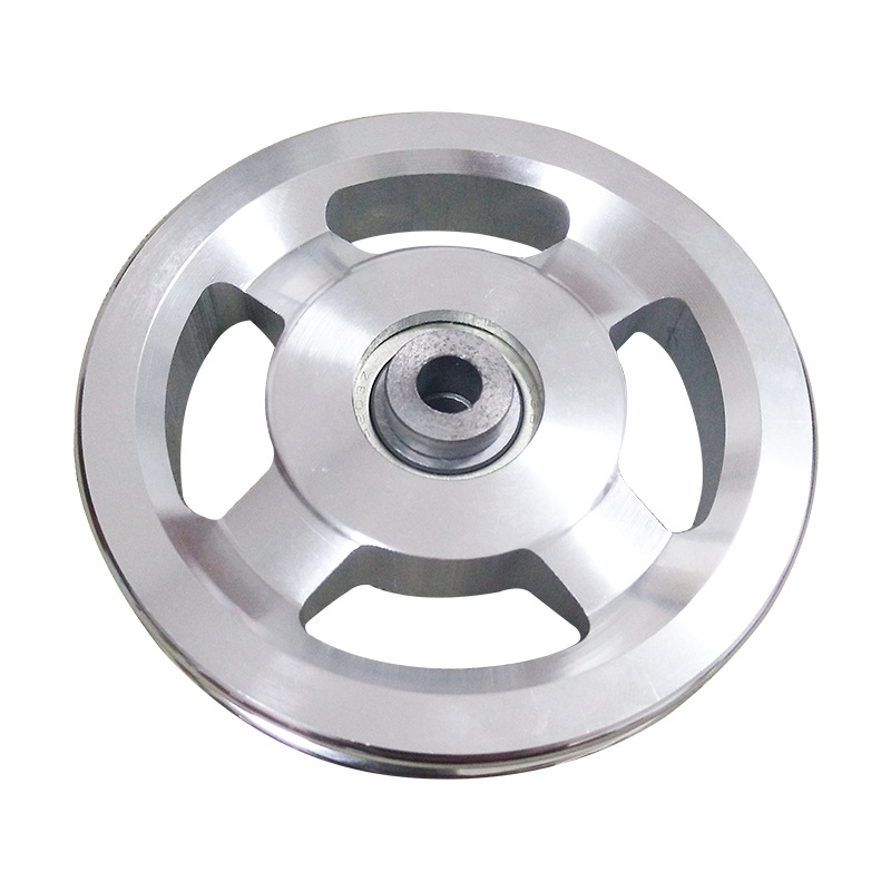 Fitness equipment accessories aluminum alloy pulley high pull-down metal wheel gantry Big Bird wire rope aluminum roller