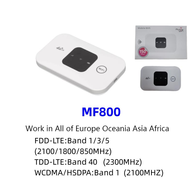 MF800 Black 4G Portable WIFI Mobile Car MIFI Portable Pocket wifi router Card LTE