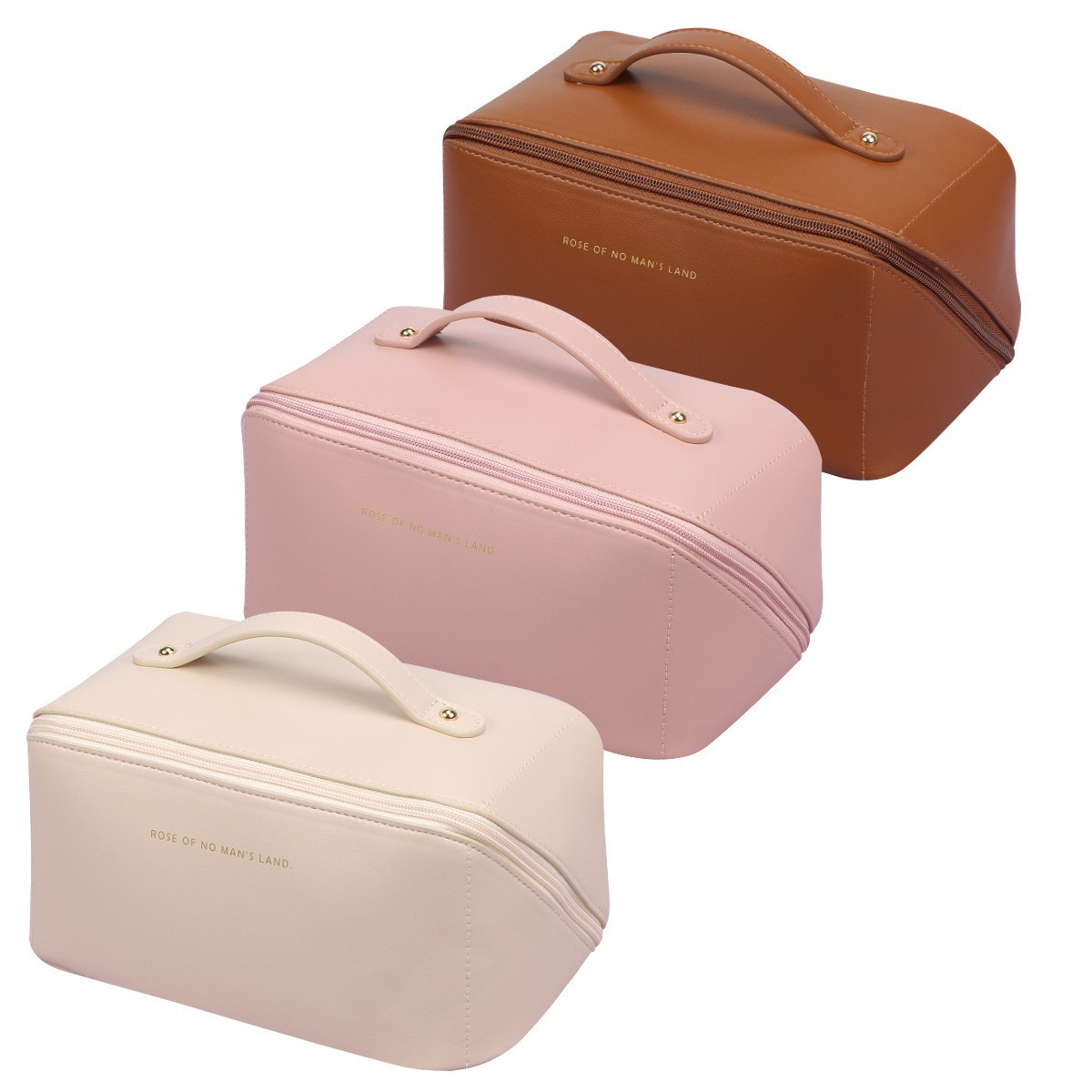 PU Organ Pillow Cosmetic Bag Women's Portable Large Capacity Travel Portable ins High-end Wash Makeup Storage Bag