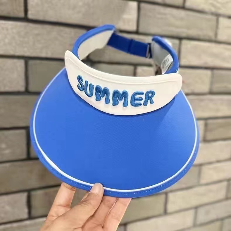 Chapeau de protection solaire pour enfants, prix d'usine, vente directe, chapeau d'été vide, protection UV, chapeau de soleil pour bébé, chapeau de soleil respirant, dessin animé_voghion.com