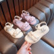 Girls' Sandals 2023 Summer New Soft Sole Non-slip Flat Beach Shoes Big Kids Fashion Princess Shoes