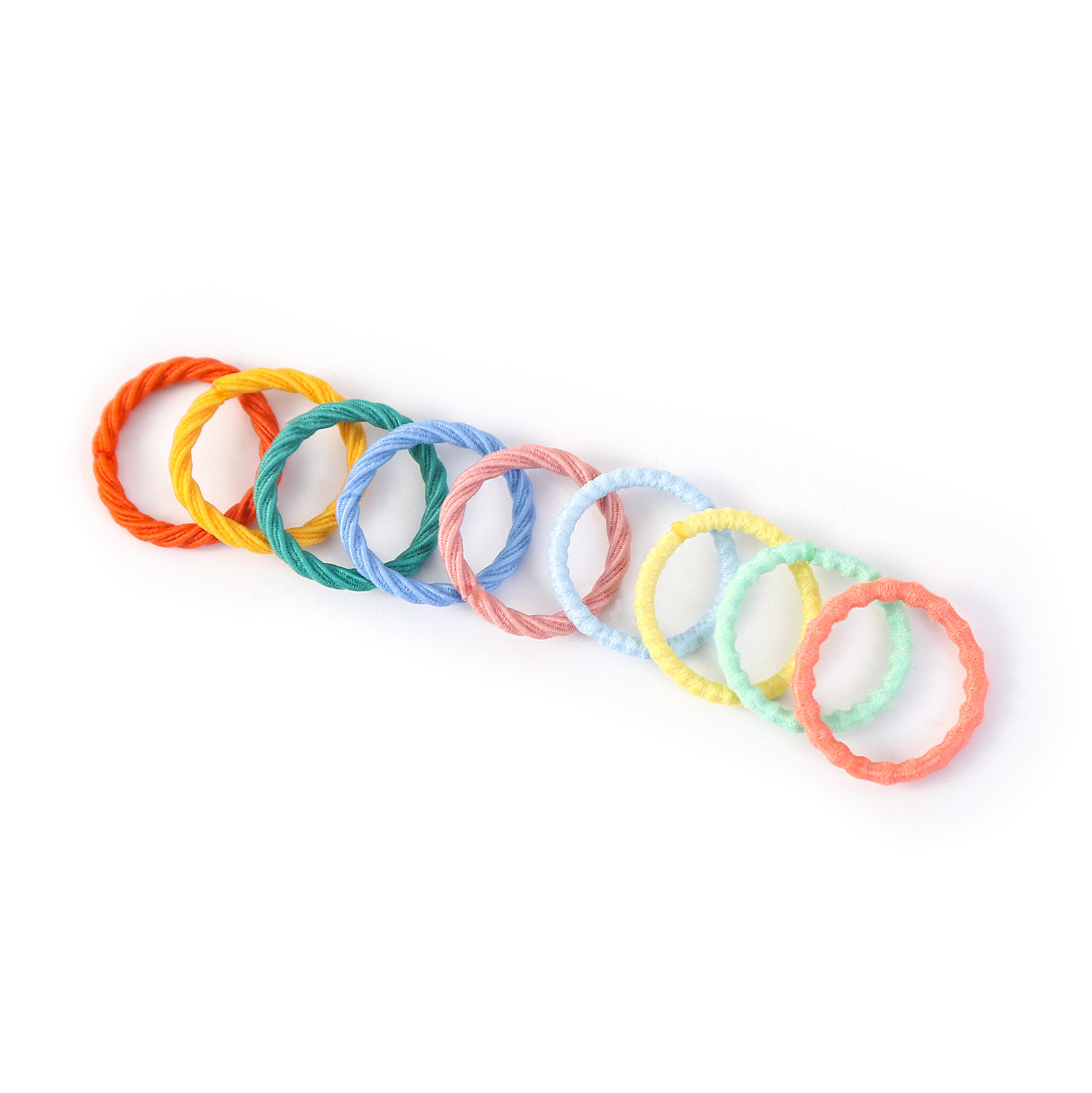 Children's small plush rubber band Small thumb hair ring baby does not hurt hair high elastic head rope plush rubber band Small hair ring