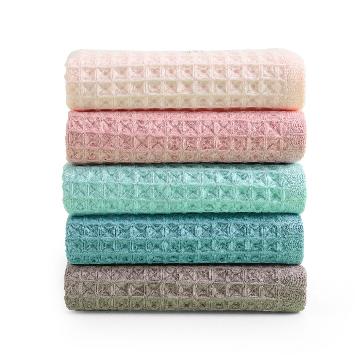 Jielia towel class a cotton waffle towel cotton antibacterial absorbent quick-drying in stock wholesale