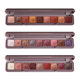Ins keyboard fingertip nine color eye shadow wholesale matte pearlescent eye shadow box women waterproof earth color lazy eye shadow plate