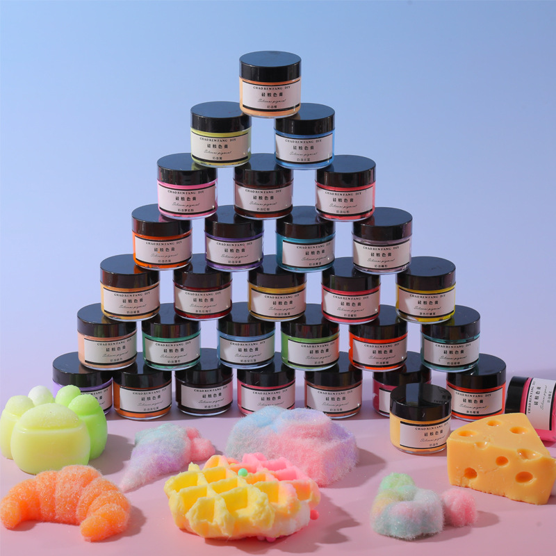 Liquid AB silicone paste mold silicone paste kneading music glue color oil pigment 10g factory wholesale