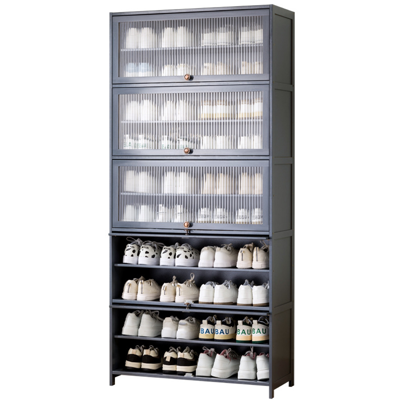 Shoe Cabinet Multi-layer Storage Shelf Household Simple Door Entrance Balcony Indoor Large Capacity Dustproof Shoe Rack Economical