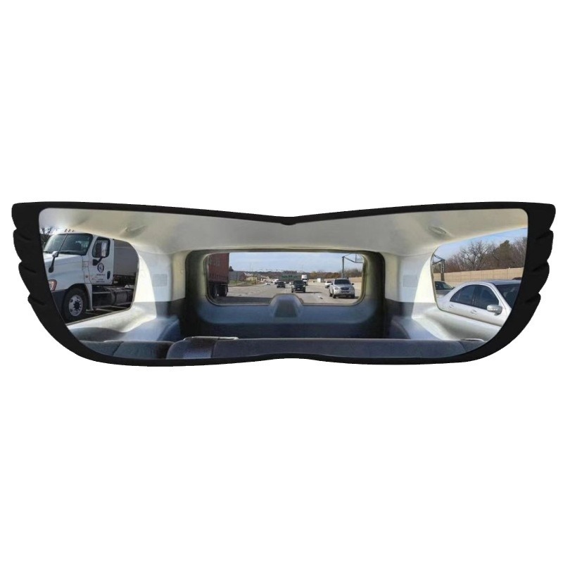 Car auxiliary mirror large View Mirror reflector Car Rearview Mirror frameless wide angle curved mirror baby mirror