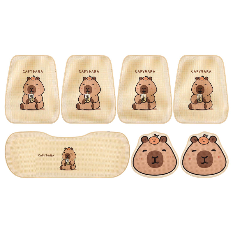 Weiblich Männlich niedlichen cartoon Vier Jahreszeiten universal auto sitzkissen geeignet für Wuling obst Hongguang MINI obst Plus_voghion.com