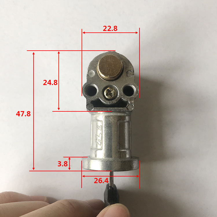 Electric car lock crane lock mechanical lock lithium battery mechanical lock battery box lock battery lock crane big head lock