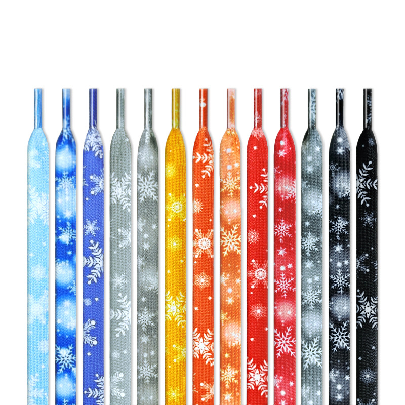 Shoelaces wholesale winter personality snow snow shoelace rope fit AJ1dunkAF1 Air Force One canvas shoelaces