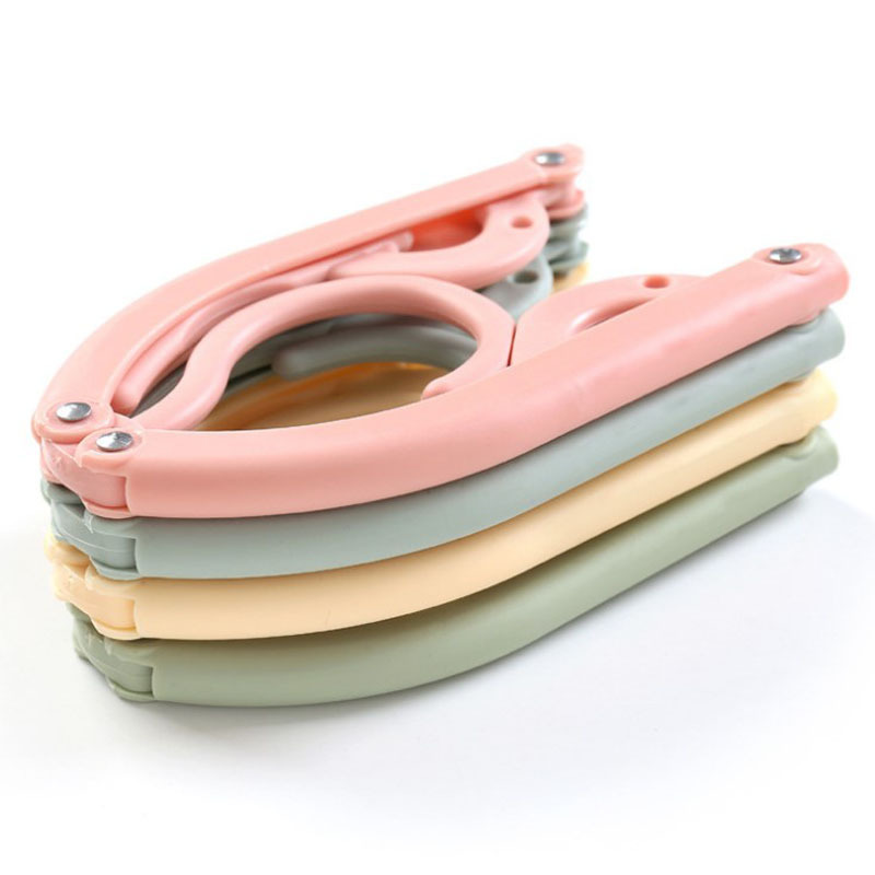 Multi-functional Magic Travel Folding Clothes Hanger Portable Retractable Travel Travel Home Clothes Hanger Small Support Drying