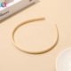 B117-B Morandi color hair hoop-off white