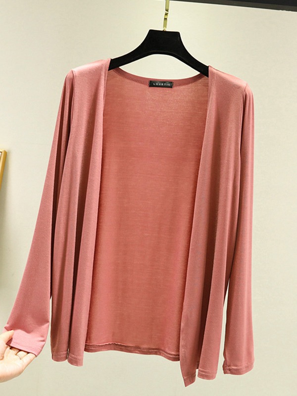 Summer Sunscreen Clothing Women's Modal Coat 2023 New Outfit Western Style Beach Breathable UV-proof Shoulder Cardigan