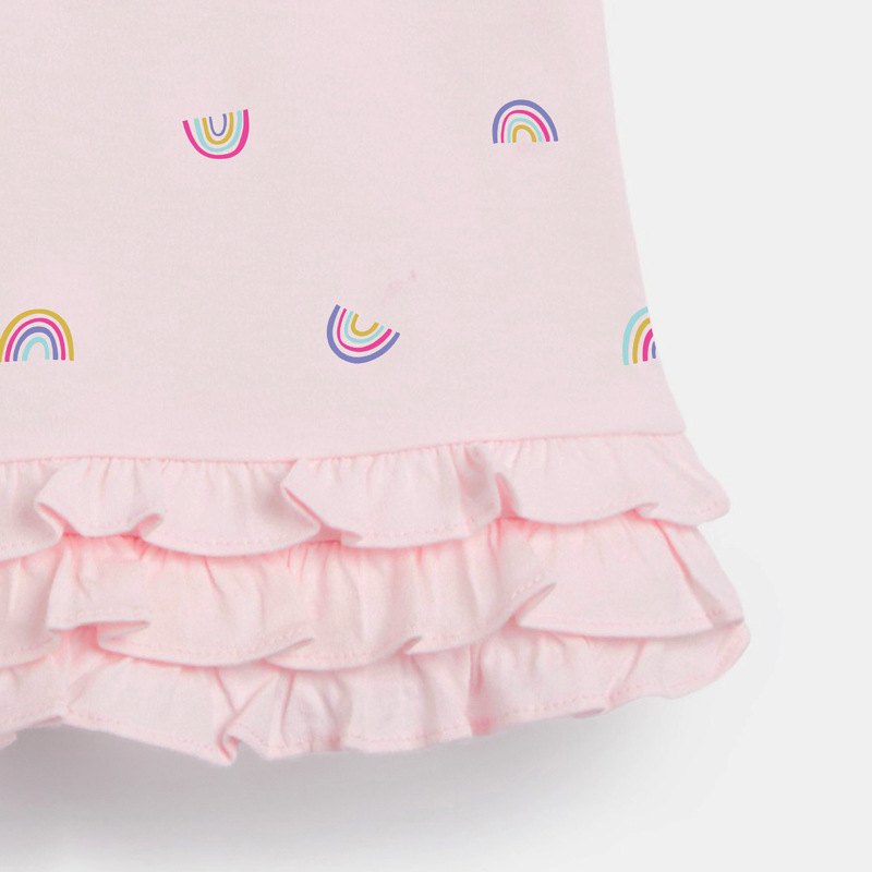 Little maven European and American children's clothing children's dress short sleeve children's dress summer new cotton girls princess dress