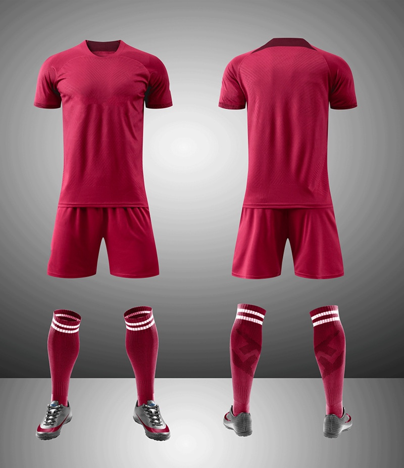 Speed Wholesale Summer Club Home and Away Football Clothes suit Adult Children Football Training Clothes Football Clothes Men and Women