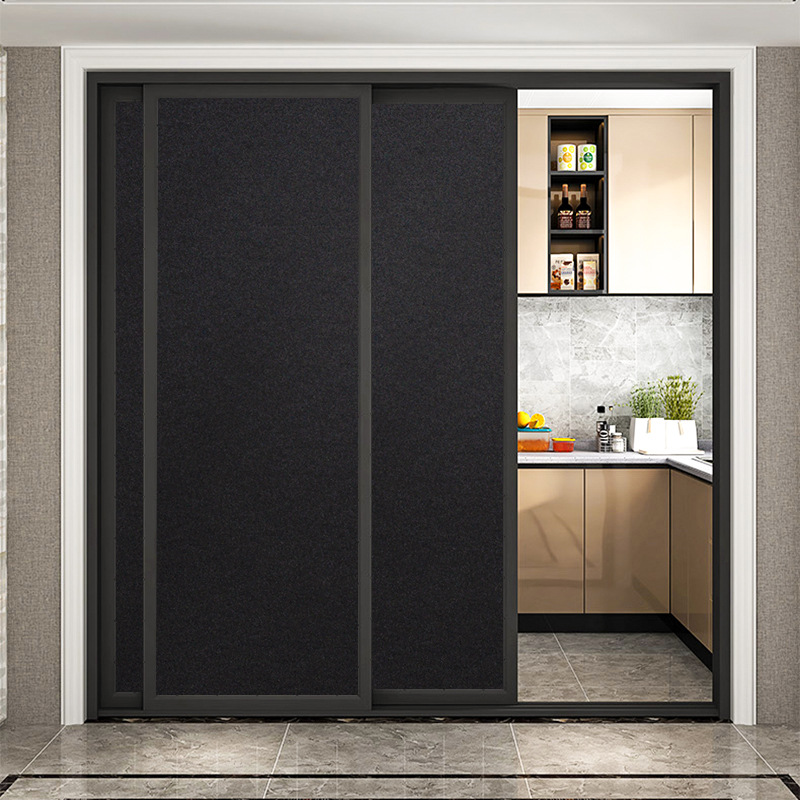 Black Glass Sticker Window Sticker Self-adhesive Sunscreen Shading Heat Insulation Household Toilet Window Shading Light Film