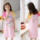 Children's nightdress girls' pajamas summer short-sleeved baby thin Korean style little girl cartoon middle and big children's home wear summer
