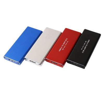 NGFF hard disk box factory wholesale M.2 solid state SSD hard disk USB3.0 metal heat dissipation enclosure mobile hard disk box