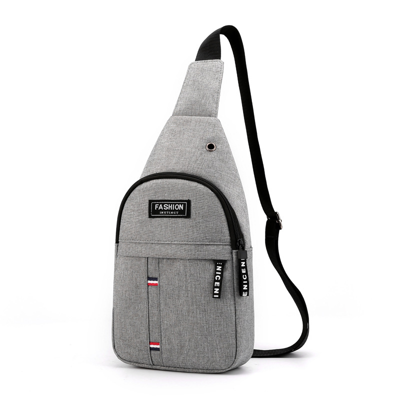 Cross-border supply Korean chest bag outdoor mountaineering cycling shoulder diagonal Oxford cloth chest bag outdoor sports bag wholesale