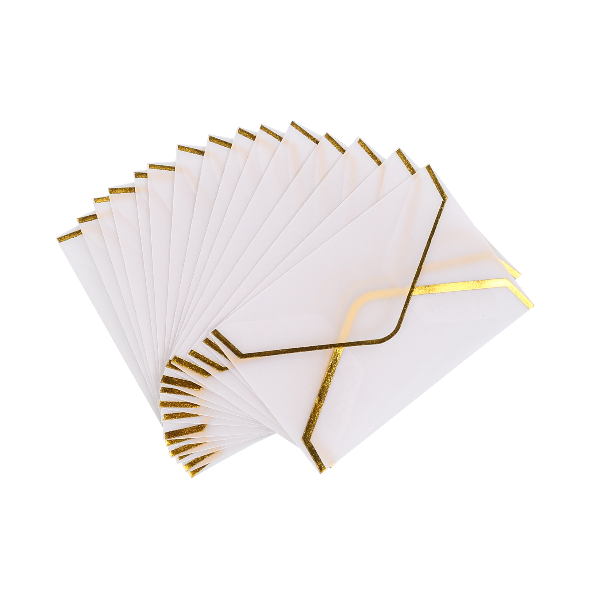 Cross-border e-commerce sulfate paper envelope gilding envelope Western-style saliva glue release adhesive envelope self-adhesive envelope wholesale