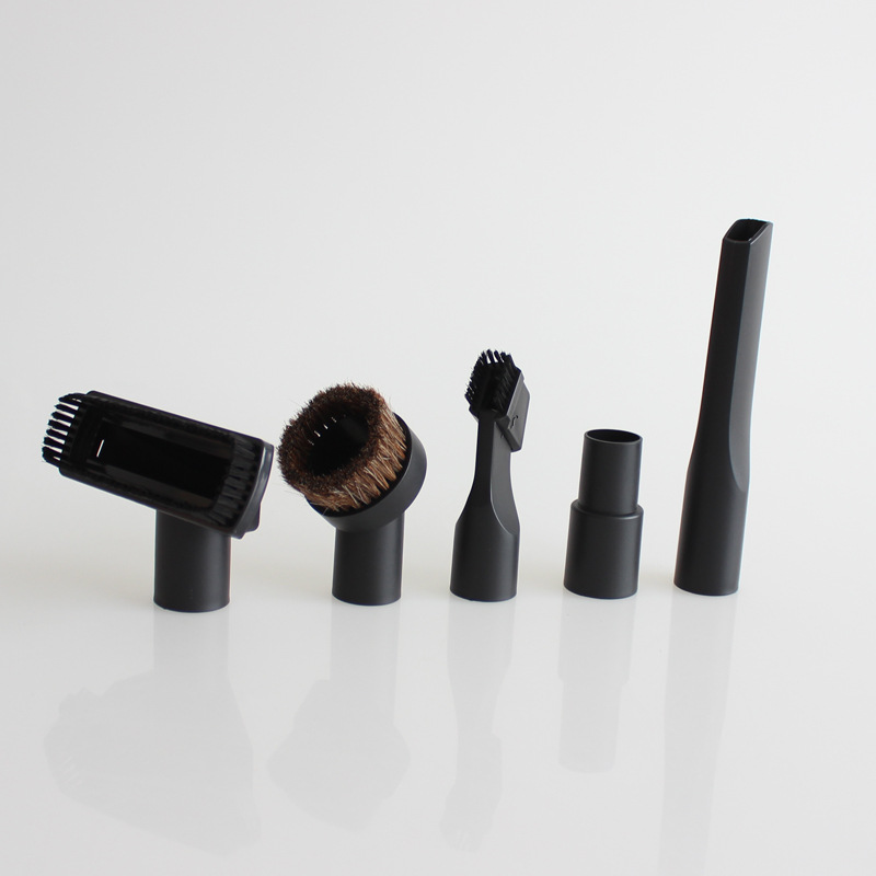 Vacuum cleaner accessories small accessories five-piece set combination suction nozzle suction head round brush brush head interface inner diameter 32mm/35mm