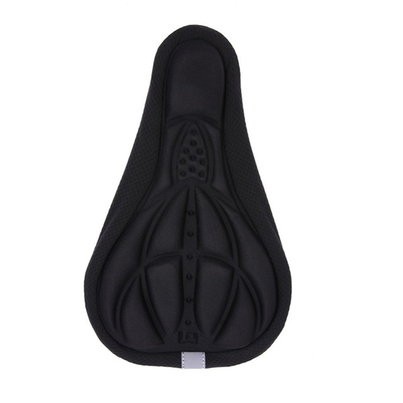Mountain Bike 3D Cushion Cover Bicycle Cushion Thickened Silicone Sponge Comfortable Soft Saddle Cushion Bicycle Equipment